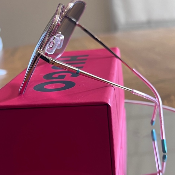 HUGO Pink Oversized Sunglasses